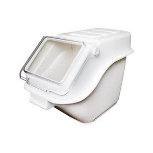Contenedor de anaquel para ingredientes 5 gal / 80 tazas blanco