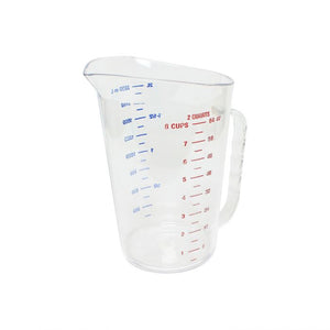 Taza medidora de policarbonato 2 L / 2 qt