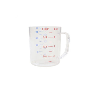 Taza medidora de policarbonato 0.25 L / 1 taza con medidas US y métricas