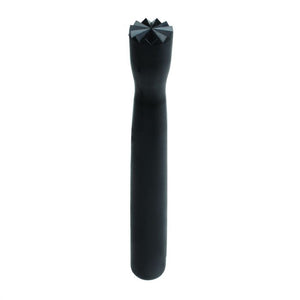 Macerador de bar de policarbonato negro 8" cabeza triangular