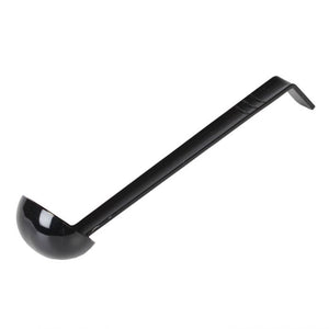 Cucharón de policarbonato de una pieza 3/4 OZ 8 1/2" color negro