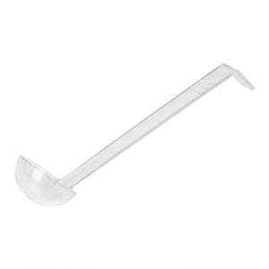 Cucharón de policarbonato de una pieza 3/4 OZ 8 1/2" color transparente