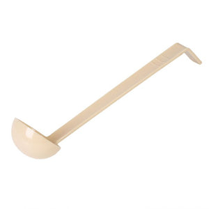 Cucharón de una pieza de policarbonato 1 OZ color beige