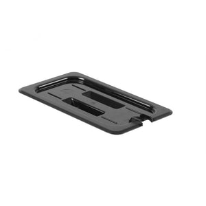Tapa ranurada para inserto cuarto de policarbonato negro