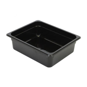 Inserto medio negro de policarbonato 4" profundidad