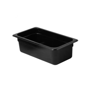 Inserto tercio negro de policarbonato 4" profundidad