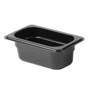 Inserto noveno negro de policarbonato 2 1/2" profundidad