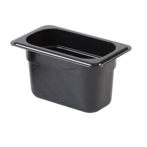 Inserto noveno negro de policarbonato 4" profundidad