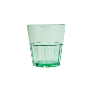 Vaso Diamond Rock de policarbonato 8 oz, verde