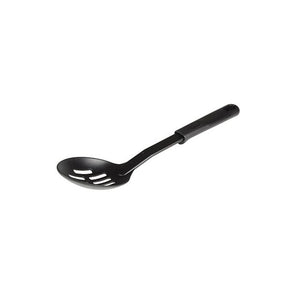 Cuchara ranurada de nylon resistente al calor 11 1/2" color negro