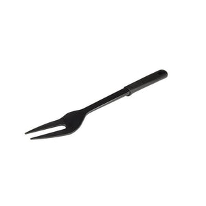 Tenedor de 2 puntas de nylon resistente al calor 12 3/4" color negro