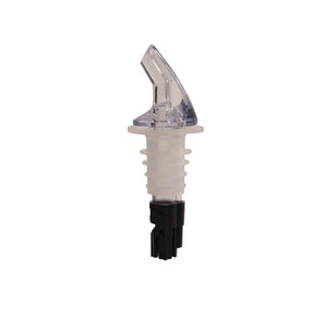 Vertedor dosificador para licor 5/8 oz negro sin collar paquete con 12