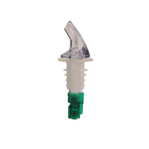 Vertedor dosificador para licor 3/4 oz verde sin collar paquete con 12