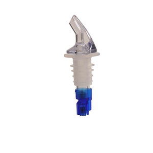 Vertedor dosificador para licor 7/8 oz azul sin collar paquete con 12