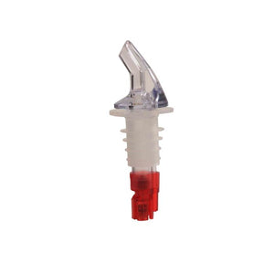 Vertedor dosificador para licor 1 oz rojo sin collar paquete con 12