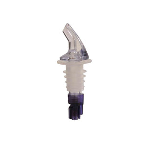 Vertedor dosificador para licor 1-1/8 oz morado sin collar paquete con 12