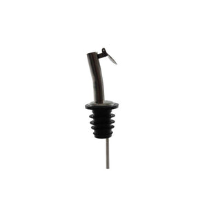 Vertedor jet de acero inoxidable para licor con tapa flujo rápido paquete con 12
