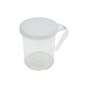 Espolvoreador con mango de policarbonato 10 OZ con 3 tapas