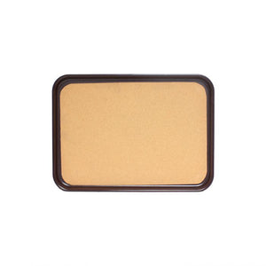 Charola antiderrapante rectangular con corcho