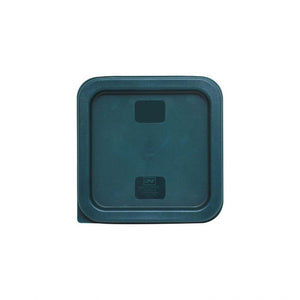 Tapa cuadrada plástica para contenedor 2/4 qt verde