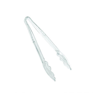 Pinza con agarre festoneado de policarbonato 6" color transparente