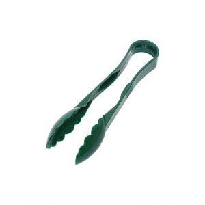 Pinza con agarre festoneado de policarbonato 9" color verde