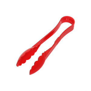 Pinza con agarre festoneado de policarbonato 9" color rojo