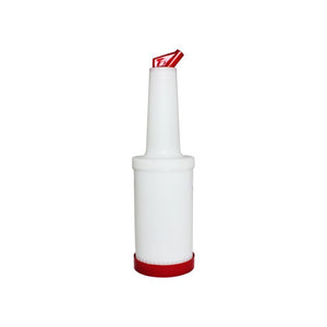 Botella contenedora y vertedora 1 qt color rojo