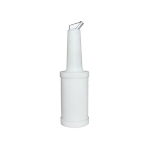 Botella contenedora y vertedora 1 qt color blanco