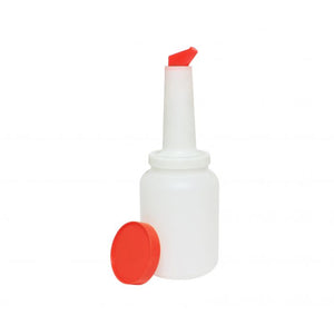 Botella contenedora y vertedora 2 qt color naranja