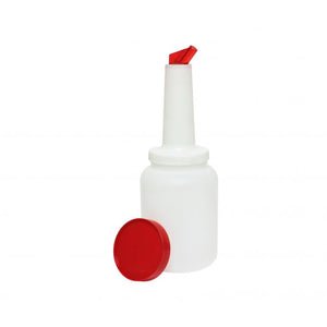 Botella contenedora y vertedora 2 qt color rojo