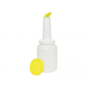 Botella contenedora y vertedora 2 qt color amarillo