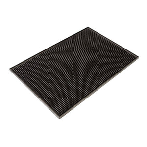Tapete de servicio para barra 12" x 18" café