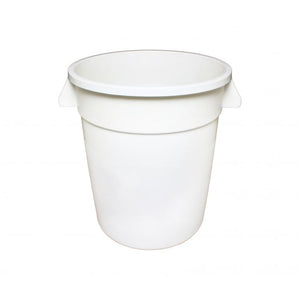 Contenedor de basura plástico 20 galones blanco