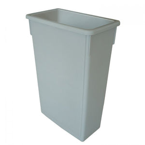 Contenedor de basura plástico 23 galones gris