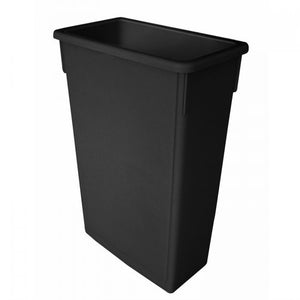 Contenedor de basura plástico 23 galones negro