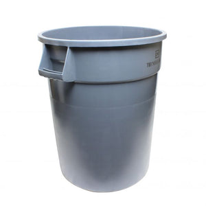 Contenedor de basura plástico 44 galones gris