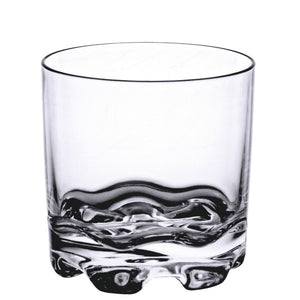 Vaso rocks 8 1/2 oz base pesada apilable de policarbonato transparente