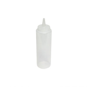 Biberón dosificador de plástico 8 oz, transparente