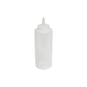 Botella exprimible color transparente 12 OZ