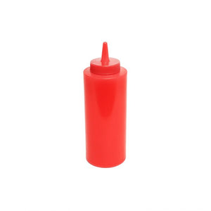 Botella exprimible color rojo 12 OZ