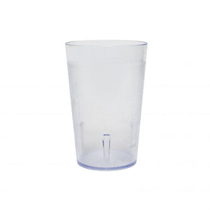 Vaso de plástico AS 9 1/2 oz, transparente