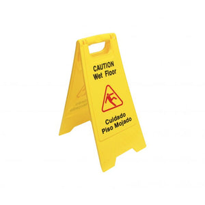 Señal de piso mojado 24" amarillo
