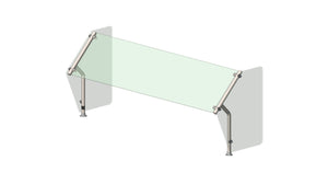 Protector de alimentos 60" de un lado 4-Series NSF contemporáneo Buffet para acero inoxidable Countertops 4 pozos o 4 inserto