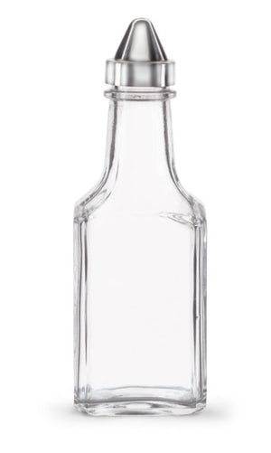 Dripcut® Cruets cuadrado vidrio oil & vinegar cruet juego