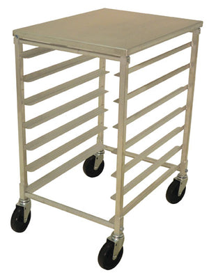 Rack móvil para charolas capacidad 7 charolas 18 x 26 pulg 20-5/8 x 26-7/8 x 35 pulg