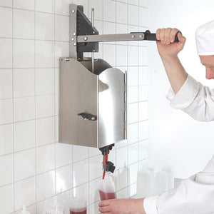 High-volume press-o-matic accionado por sistema asept