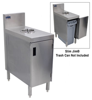 Gabinete para bote de basura Prestige con puerta 12 x 25 x 36 pulg