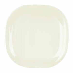 Plato cuadrado redondeado Passion Pearl de melamina 8 1/4" x 8 1/4"