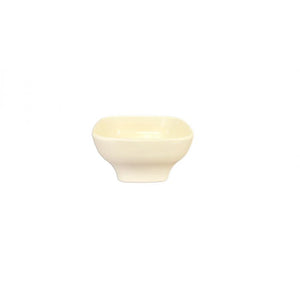 Tazón cuadrado redondeado Passion Pearl de melamina 14 oz 4 3/4" x 4 3/4" x 2 1/2" profundidad